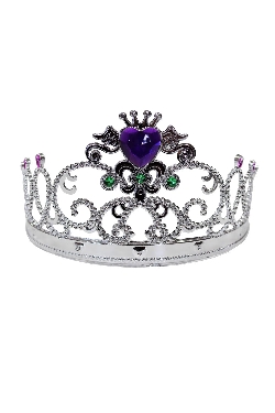 CORONA PRINCIPESSA ARGENTO - LILLA